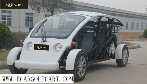 4 Seater Electric Utility Vehicle Golf Carts With Fiberglass Material , EEC