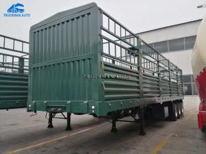 Wholesale 20FT Container 50T Flatbed Fence Semi Trailer For Transport Work from china suppliers