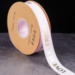 2.5 Threaded Ribbon, Flower Packaging Ribbon, Floral Art, Hot Stamping, Ribbed