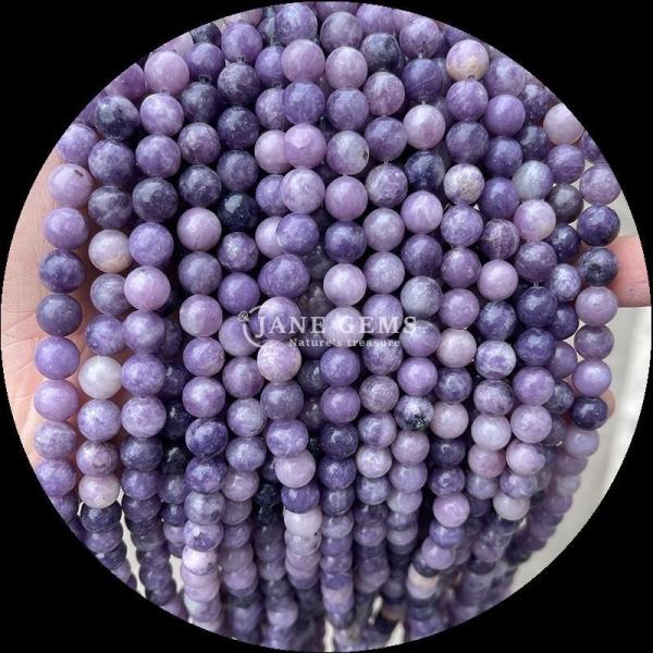 8mm Polished Gemstone Beads Hematite Yooperlite And More Various Types Crystal