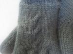 Ladies Acrylic/Ice land Yarn Glove with Cross Hawse--Thinsulate glove--Fashion