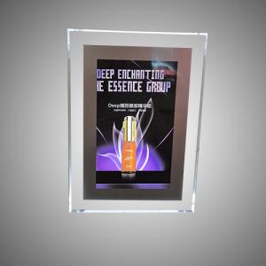 Wholesale High Brightness Acrylic Crystal LED Light Box Display HD Light Box Picture Frame from china suppliers