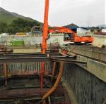 Three Section Excavator Telescopic Boom Arm For Komatsu Cat Hitachi Kato