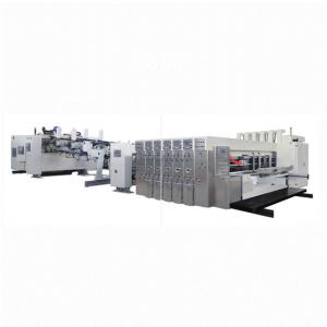 Wholesale Full Automatic Printing Slotting Die Cutter , Carton Folding Gluing Machine 30 KW from china suppliers