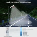 Ip67 Waterproof Village Street Lamps , Solar Light With Remote Control