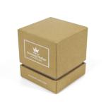 Silver Craft Kraft Paper Aromatherapy Candle Gift Box for Perfume Essential Oil