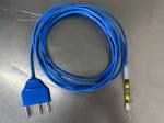 5000V 3000mm Blue Insulation Monopole Cable Assembly Wire Harness Anti