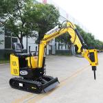ZHONGMEI 1000kg Mini Crawler Excavator Optional Boom Swing Small Digging Machine