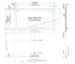 Tcc 2.42" Inch LCD Screen 128X64 Monochrome Module 128*64 OLED Display for