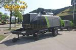 Used ZOOMLION Concrete static Pump HBT100.18.186RSU pumping of concrete