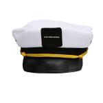 Promotional White Sailor Captain Hat , Blank Captains Hat Personalized