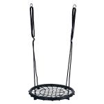 24 INCH Round Therapy Net Swing Seat with Hanging Rope for Kids