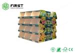 OEM / ODM Printing POP Promotional Corrugated Folding Cardboard Paper Display