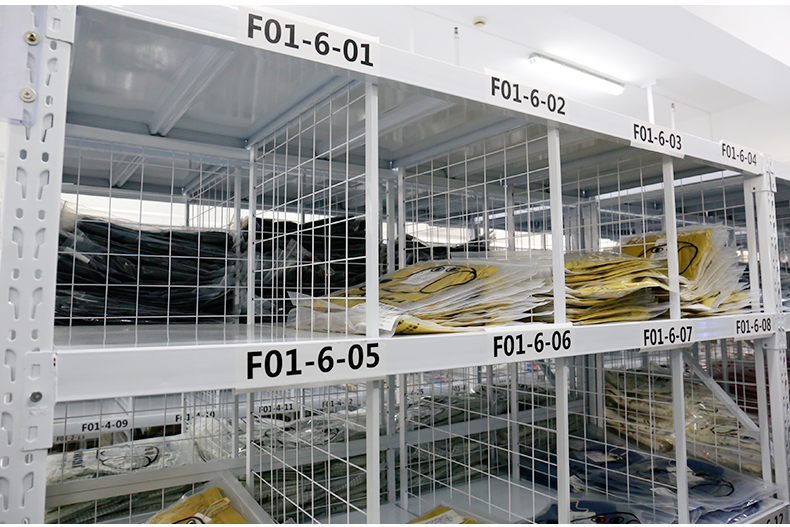 150 - 300kg Pallet Steel Shelving with Wire Decking for Garment