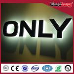 Outdoor and indoor 3D LED backlit plastic letter signs