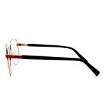 MD157 Womens Square Stainless Steel Optical Frames 54-17-140 Size