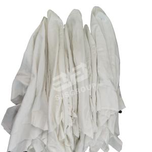 Wholesale Factory direct 100% cotton textile waste cut Fabric pieces white cleaning cloth cutting used bed sheets White Sheeting W from china suppliers