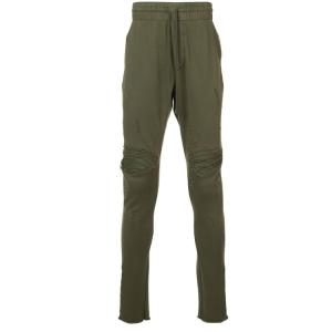 Wholesale Cotton Army Men's Skinny Jogging Pants Green Color from china suppliers