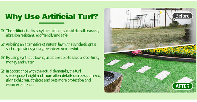 Artificial Synthetic Floor Grass and Turf for Stairway Decoration 8