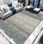 Home Machine Washable Full Living Room Floor Carpets Hand-Printed Sofa Bed