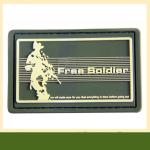 Hot Sale Eco-friendly 3D logo custom embossed PVC Military Patches