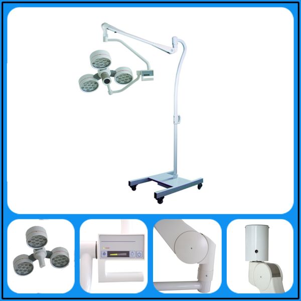 Mobile Veterinary LED Examination Lamp , Surgical Lighting Systems With 50000 Hours