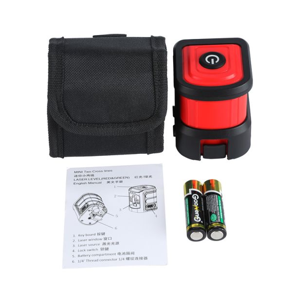 OEM Self Adjusting Laser Level Device Red Beam Lithium Battery Power Supply