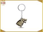 Colourful Zinc Alloy Material Metal Key Ring Holder Electroplate Hunging Dia
