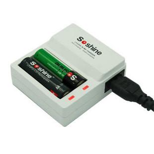 Soshine F7 dual charger for 3.2V Li-FePO4 14500 10440 / 1.2V Ni-MH AA AAA