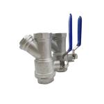 1/2"-1" Stainless Steel Long Handle Filter Valve Straight Through Type