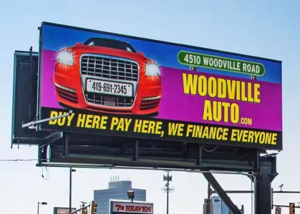 P8 LED Billboard , High Definition Outdoor Full Color LED Energy Saving