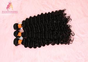 Wholesale 100% Unprocessed Virgin Human Hair Deep Wave Hair Extensions Tangle Free from china suppliers