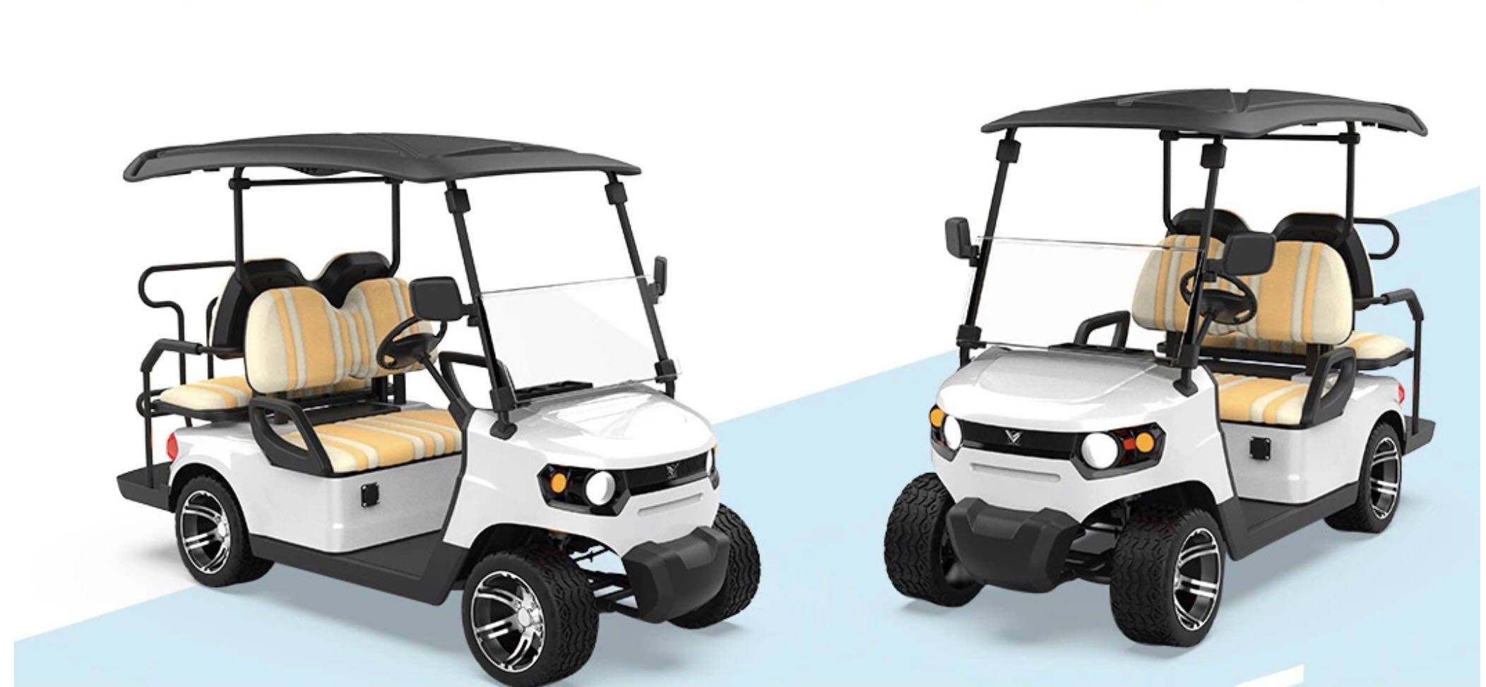 4 seats golf cart all terrain used China Vehicle Electric Golf Trolley