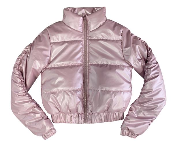 wholesale custom woman winter padded clothes lady warm down zipper jackets girl