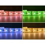 DC 12/24V 5050 Rgbw Rigid LED Strip Lights Remote Control 3 Years Warranty