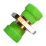 Metal + Plastic FC Square Fiber Optic Adapter For Telecommunication / CATV