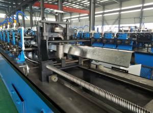 Wholesale High Speed Hat Omega Purlin Angle Roll Forming Machine 10.6-2.0mm By Chain from china suppliers
