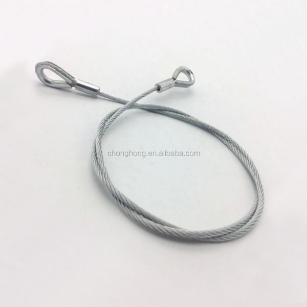 7x7 / 7x19 / 1x19 Wire Rope 3.2mm Pre-stretched Galvanized Aircraft Cable for Hanger Wire / Lighting Cable Tolerance Other