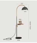 USB coffee table floor lamp Nordic modern sofa side bedroom bedside floor