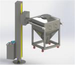 500kg / Batch Post Hopper Lifter Industrial Lifting Equipment