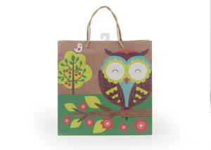 Wholesale Foldable Biodegradable Present Paper Bag / Large Brown Paper Gift Bags from china suppliers