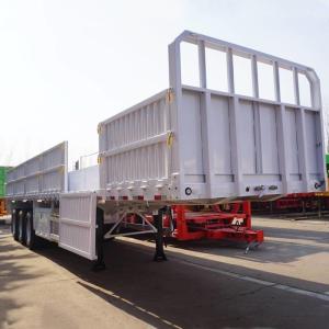 Wholesale 40 Feet Drop Side Trailer Triaxle with Side Board from china suppliers