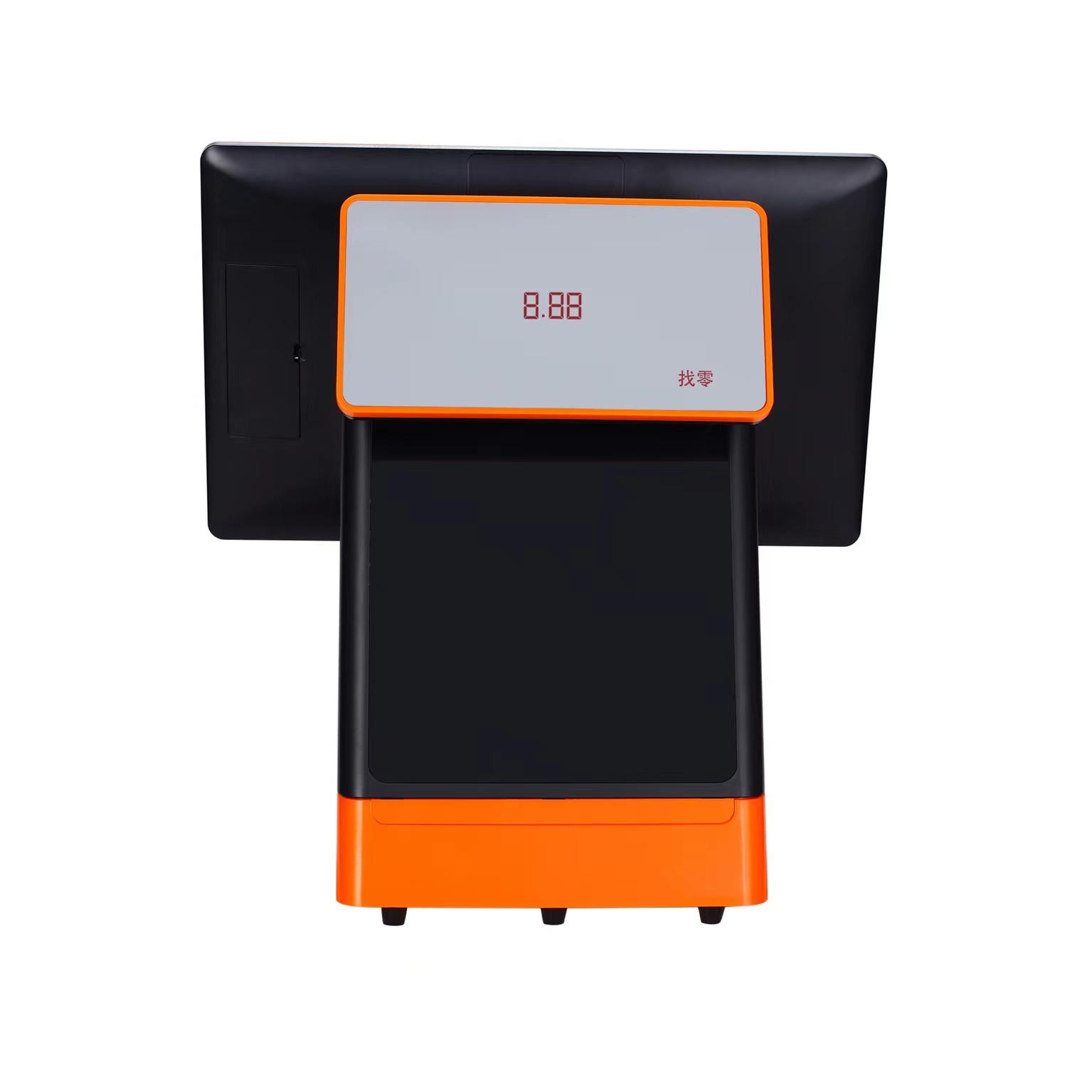 All In One Cash Register 15.6'' Main Display With 80MM Printer/Scanner Memory 4G DDR3