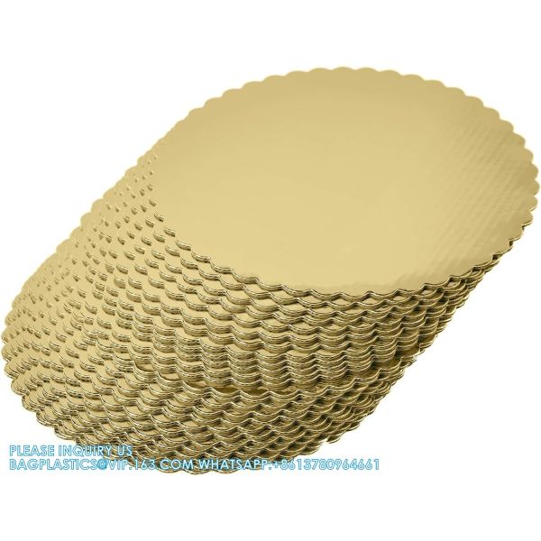 Cake Board Rounds, Circle Cardboard Base Boards, 8, 10 And 12-Inch. Perfect For Cake Decorating, 10 Of Each Size