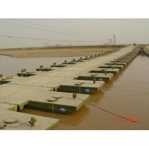 Wholesale Military Floating Pontoon Bridge , Pedestrian Floating Water Bridge from china suppliers