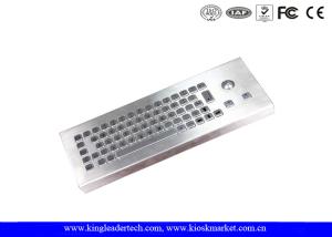 Wholesale Dust-Proof Industrial Desktop Keyboard 65 Keys With Stainless Steel Trackball from china suppliers