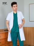 Custom Short Sleeve Women's Jogger Medical Nurse Uniform Eco-friendly Woven
