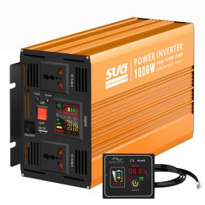 Wholesale ROHS 12v Dc To 110v 220v Ac Off Grid Pure Sine Wave Power Inverter 1000W from china suppliers