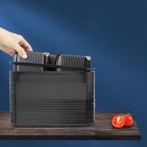 Wholesale Black Disposable 4.5cm Frozen Food Packaging Containers from china suppliers