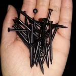 Black Steel Masonry Concrete Nails For Dubai Smooth Shank Type